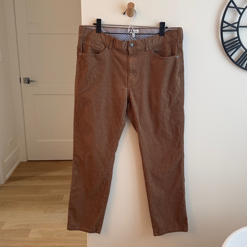 Peter Millar Corduroy pants, light brown, size 36, like new